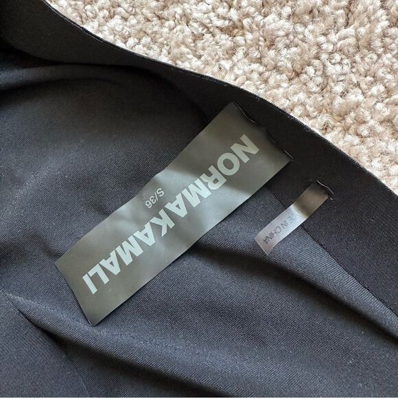 Norma Kamali Drop Shoulder Sleeveless Dress in Black Size Small - Picture 6 of 8